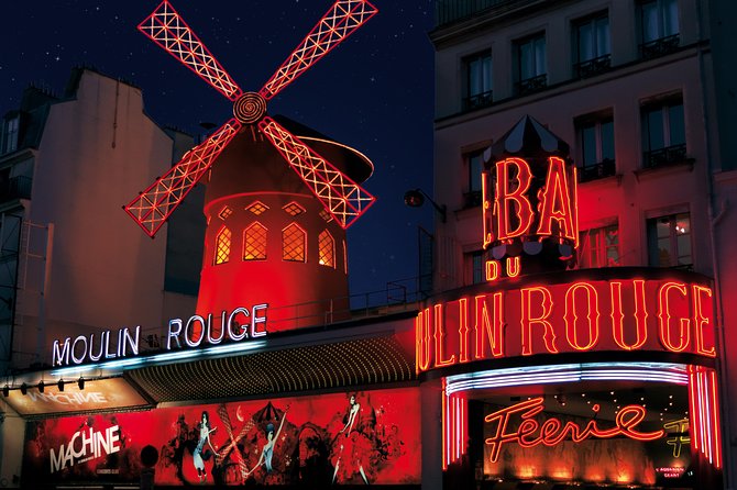 Paris Moulin Rouge Cabaret Show with Champagne Only or Dinner